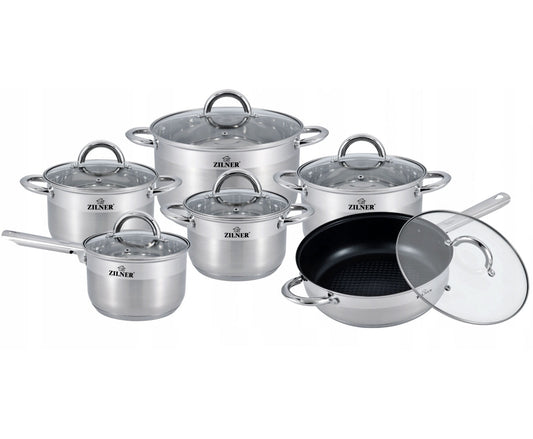 VRHUNSKI INOX 18/10 ZILNER SET LONACA 12 DJELNI