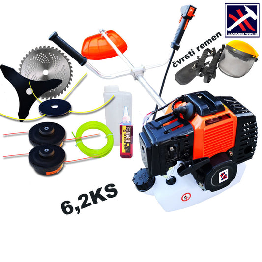 TRIMMER ZA TRAVU 6,2KS SA PRIBOROM Hammer Tools