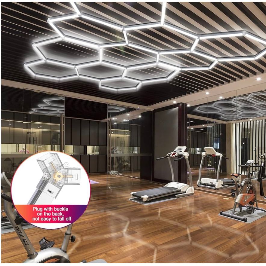 Stropni LED Hexagon 240×180 cm