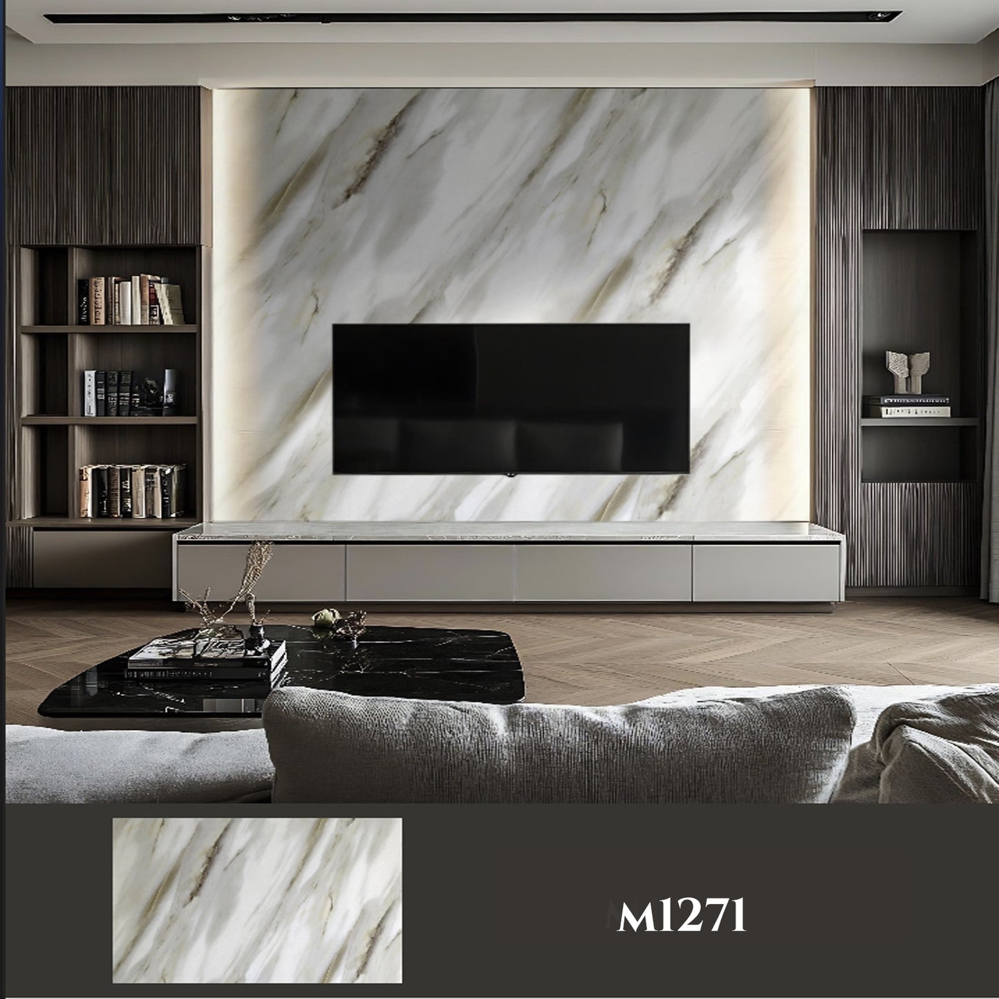 Samoljepljiva 3D PVC dekor folija 120x280cm