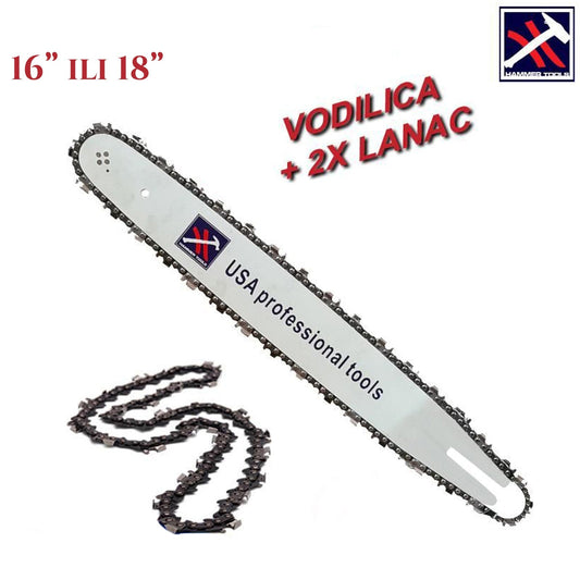 Vodilica  + 2x  Lanac Hammer Tools