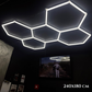 Stropni LED Hexagon 240×180 cm