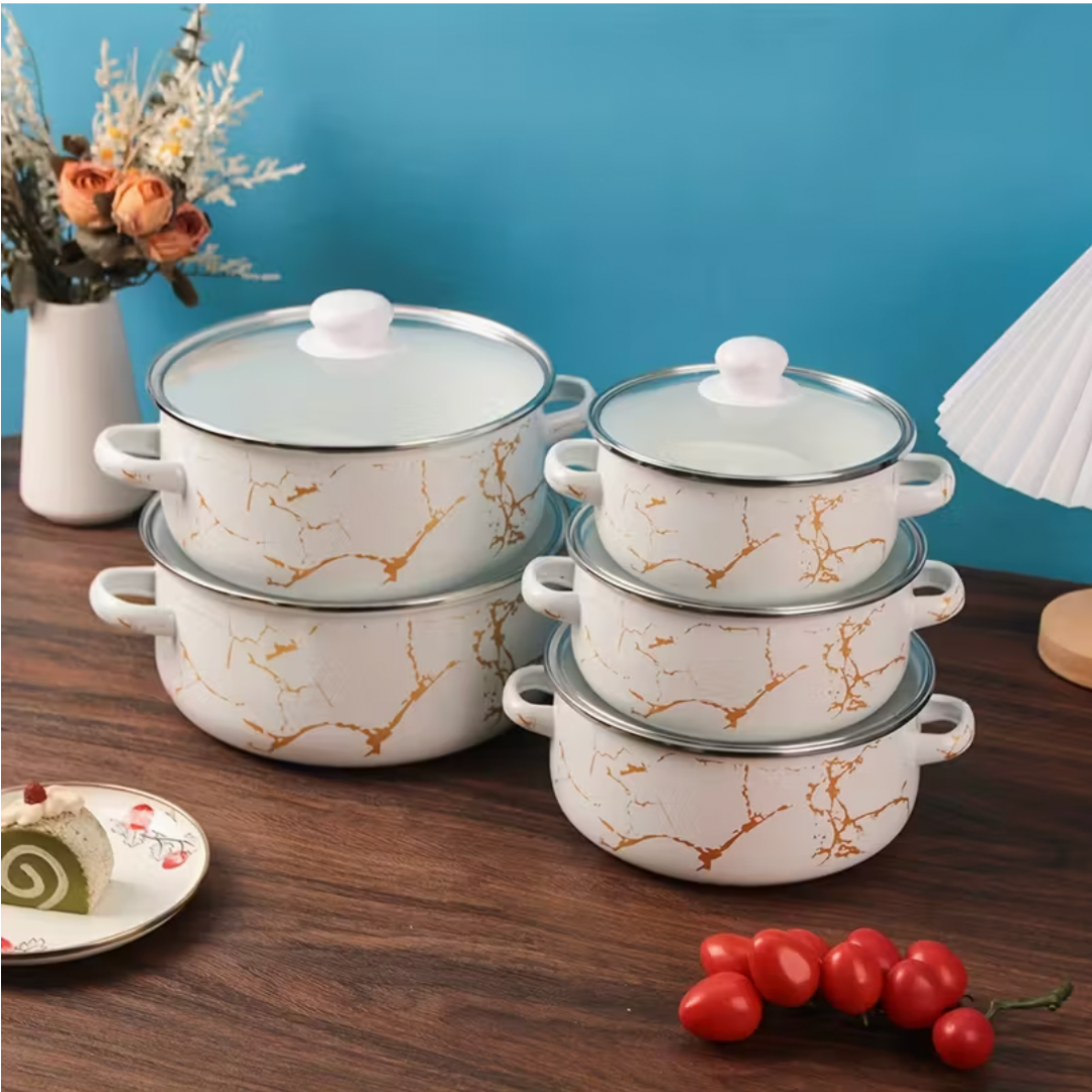 MODERNI 5 DJELNI SET LONACA