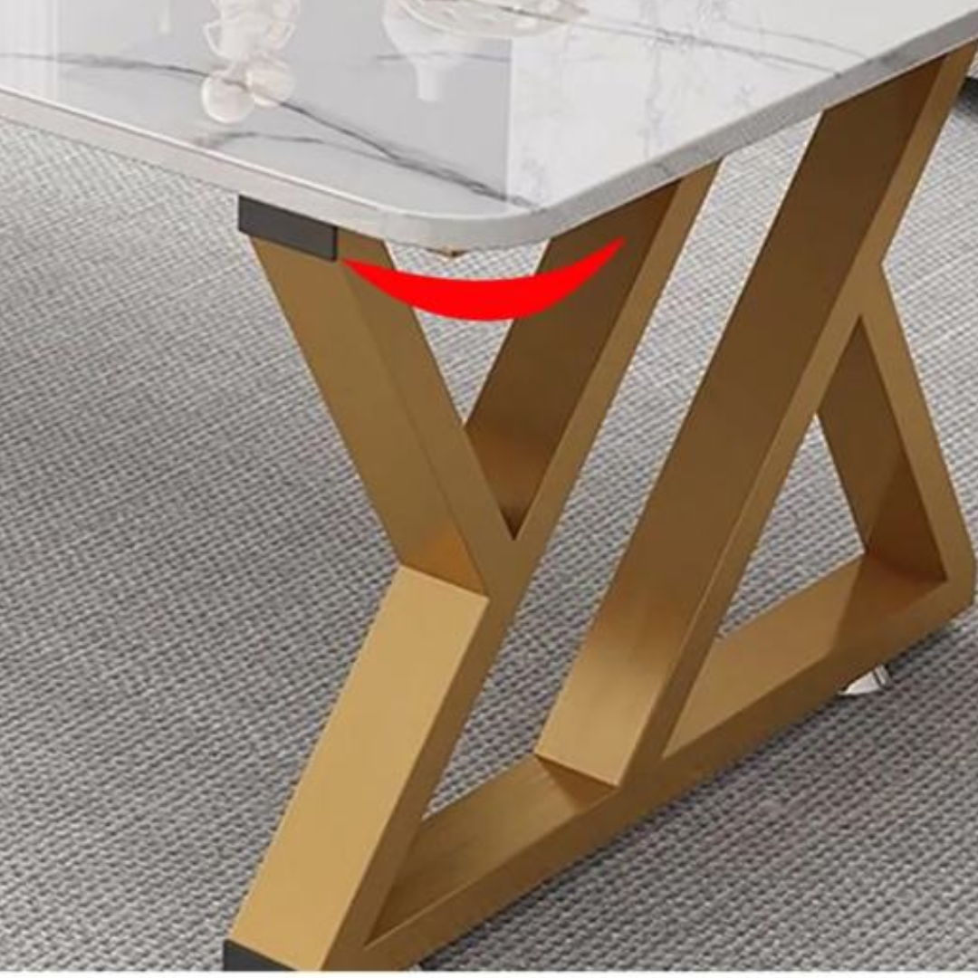 Modern Stolić Zlatni Mramor