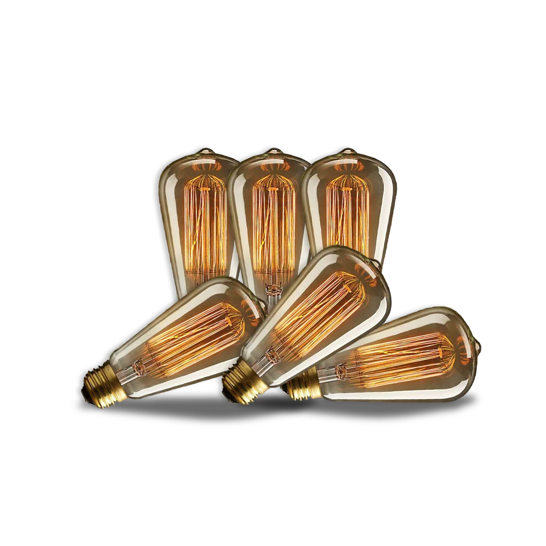 2 KOM LED Edison žarulja E27 – moderna retro elegancija