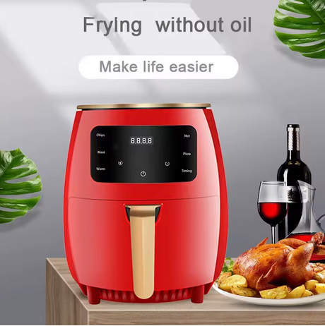 Crvena friteza na vrući zrak 1400 W