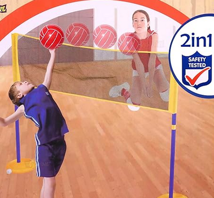 DJEČJI SET 2U1 ZA TENIS I BADMINTON