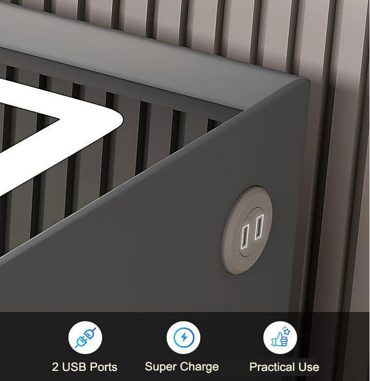 Noćni ormarić i punjač 2u1