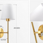 Luxe zidna lampa s daljinskim upravljanjem