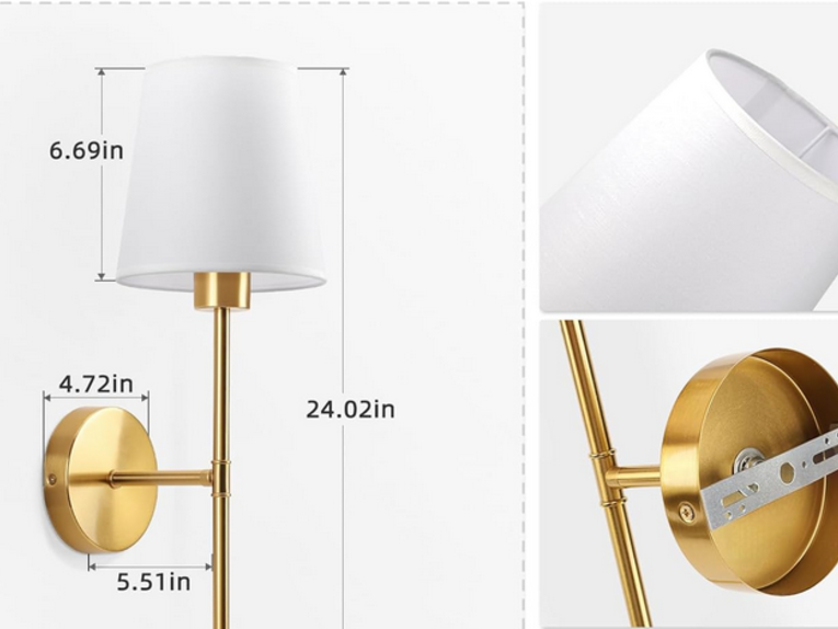 Luxe zidna lampa s daljinskim upravljanjem