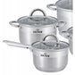 VRHUNSKI INOX 18/10 ZILNER SET LONACA 12 DJELNI