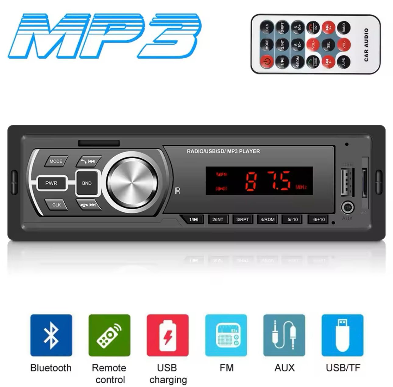 AUTORADIO BLUETOOTH MP3 SA DALJINSKIM