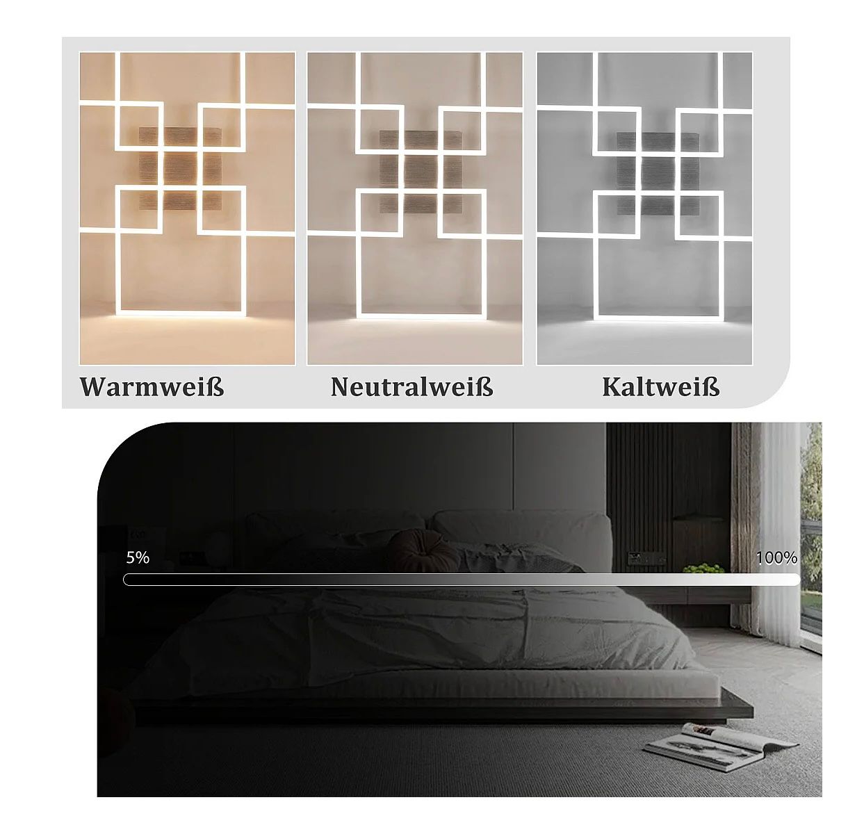 LED stropna rasvjeta - 60W (60×60 cm)