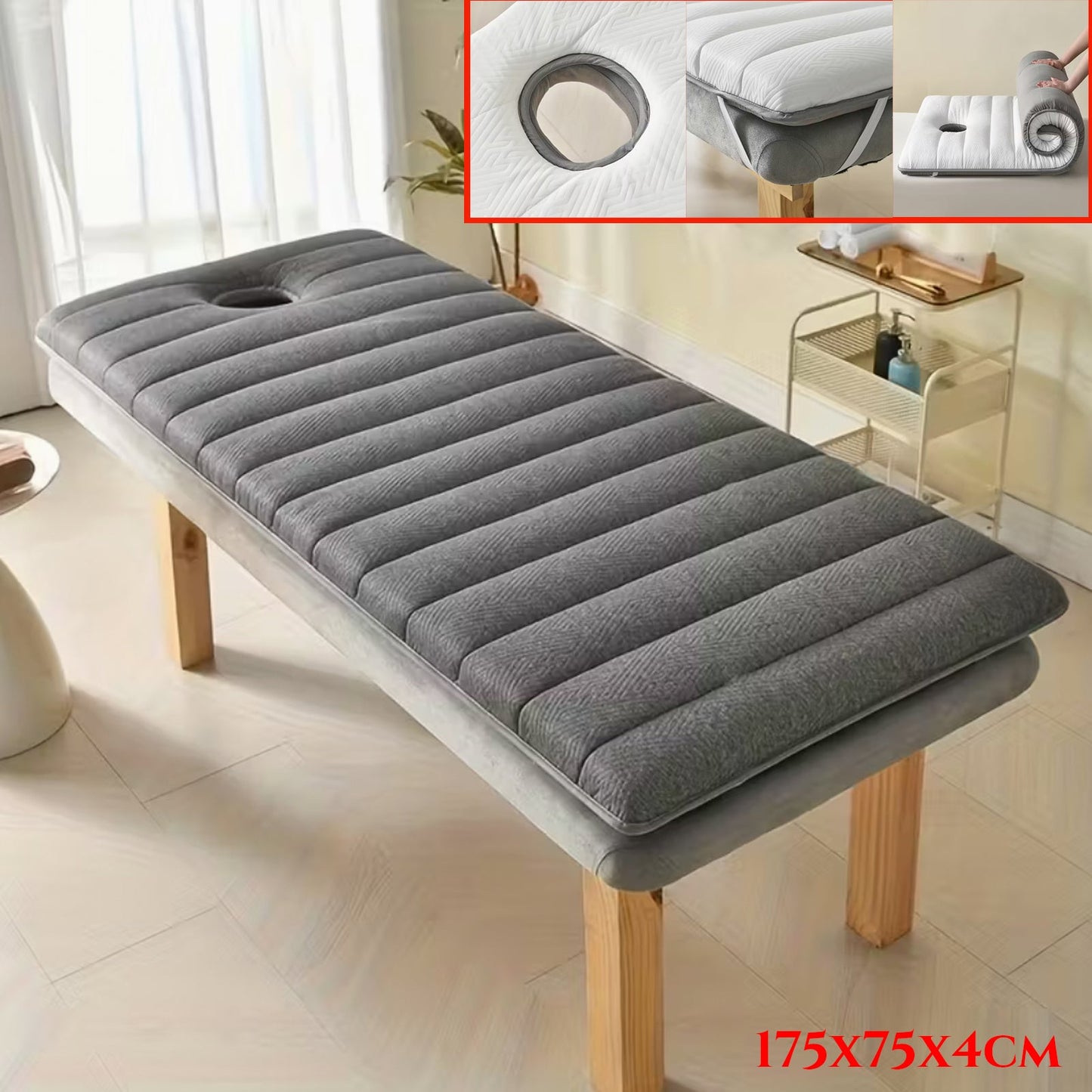 Udobni Masažni Ležaj - 175×75×4 cm