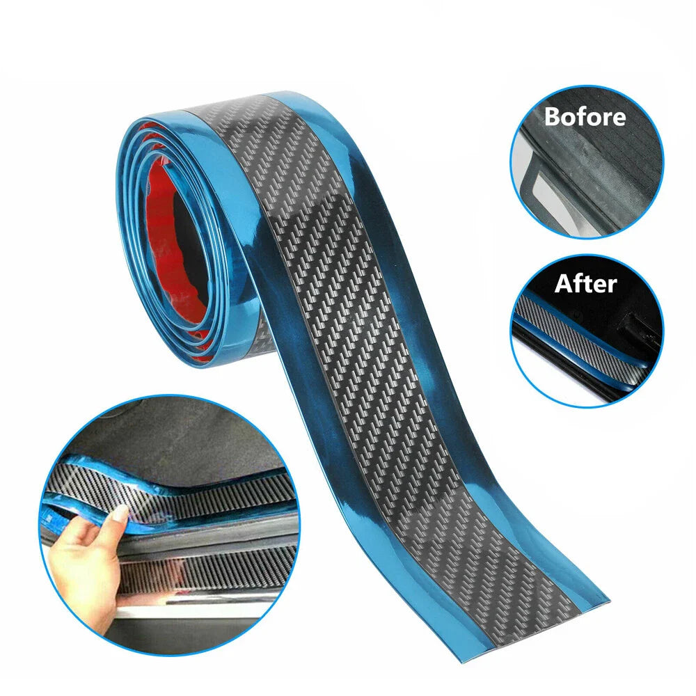 Carbon 5D zaštitna traka za automobil (100cm x 7cm)