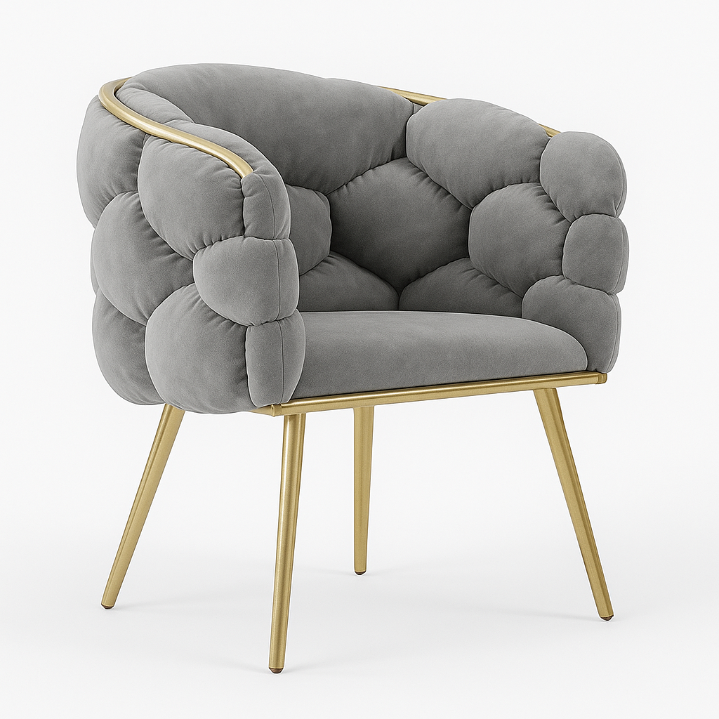 Baršunasta bubble stolica