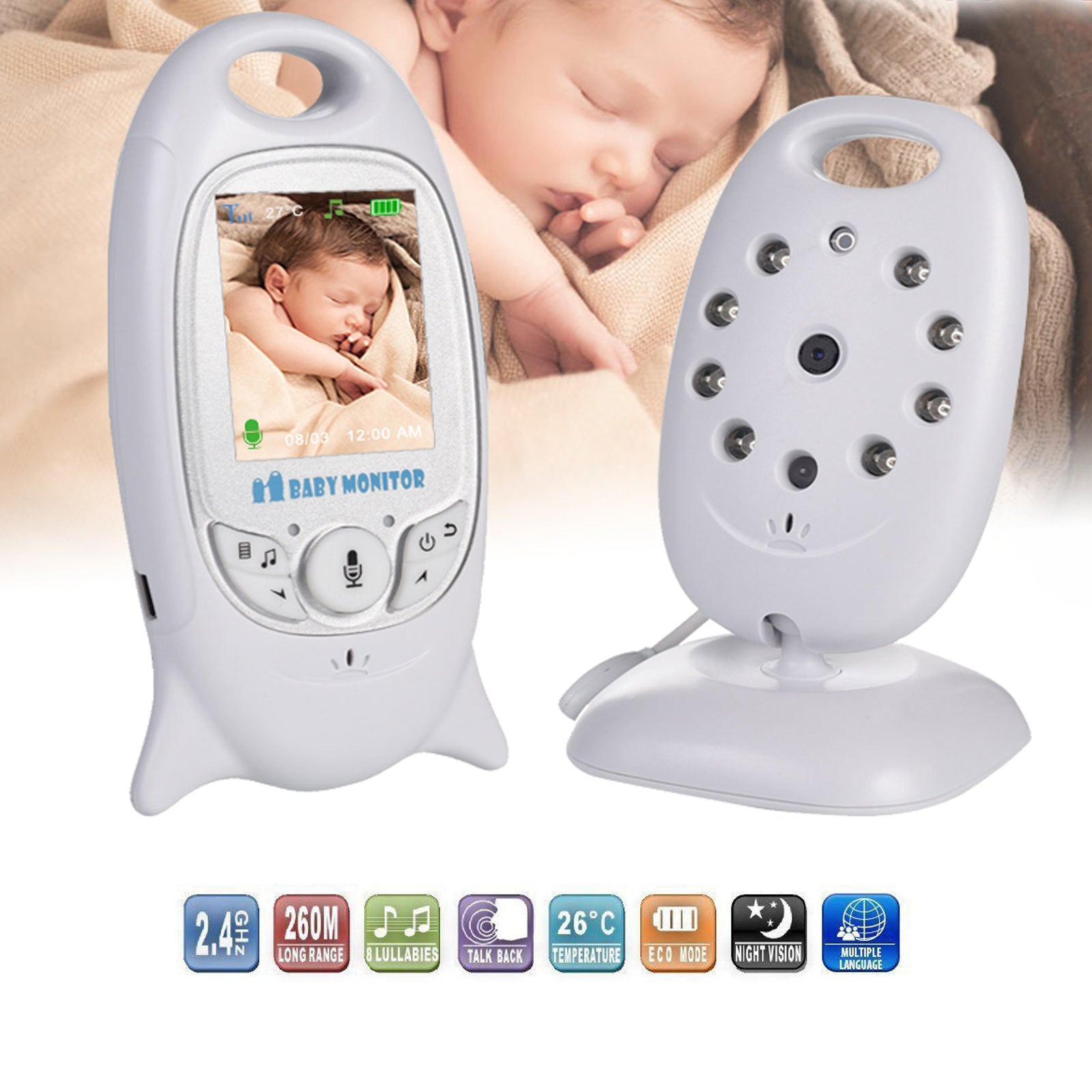 VIDEO KAMERA I MONITOR ZA BEBE Hit Proizvodi