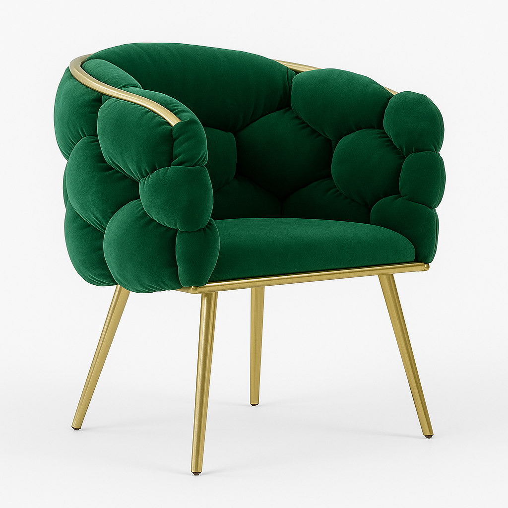 Baršunasta bubble stolica