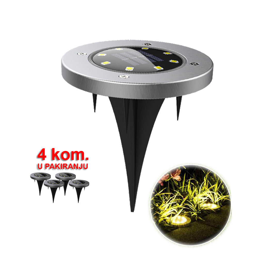 Solarna LED lampa za vrt 4KOMADA